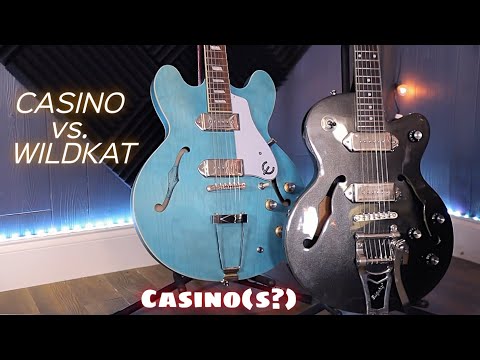 Epiphone Casino vs. Epiphone Wildkat - YouTube