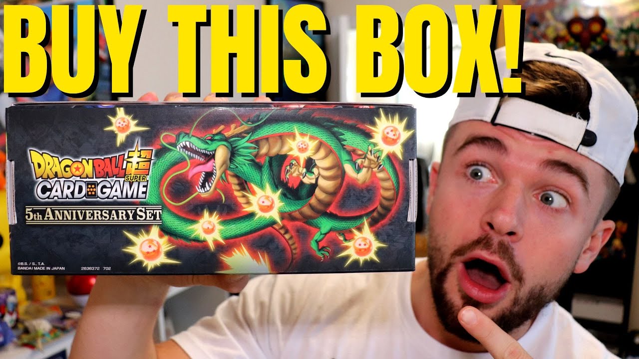 NEW* Dragon Ball Super Card Game 5th Anniversary Set Opening