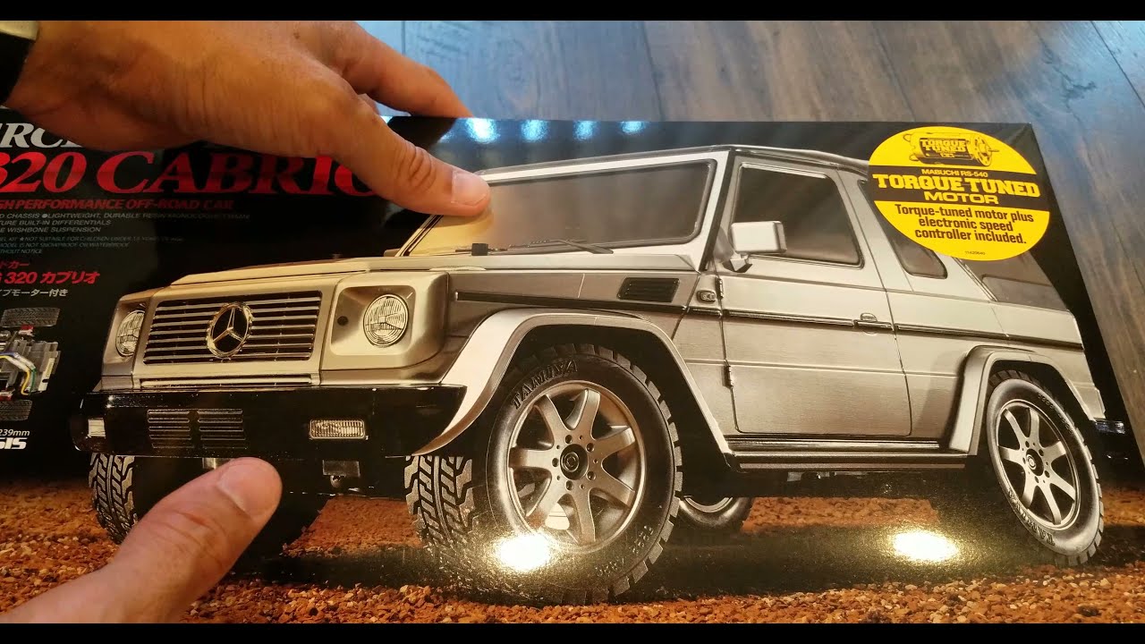 Tamiya MF-01X Mercedes Benz 320 Cabrio Unboxing and Overview - YouTube