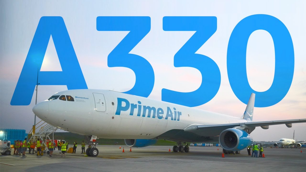 Amazon Air's newest aircraft, the A330, is here - YouTube