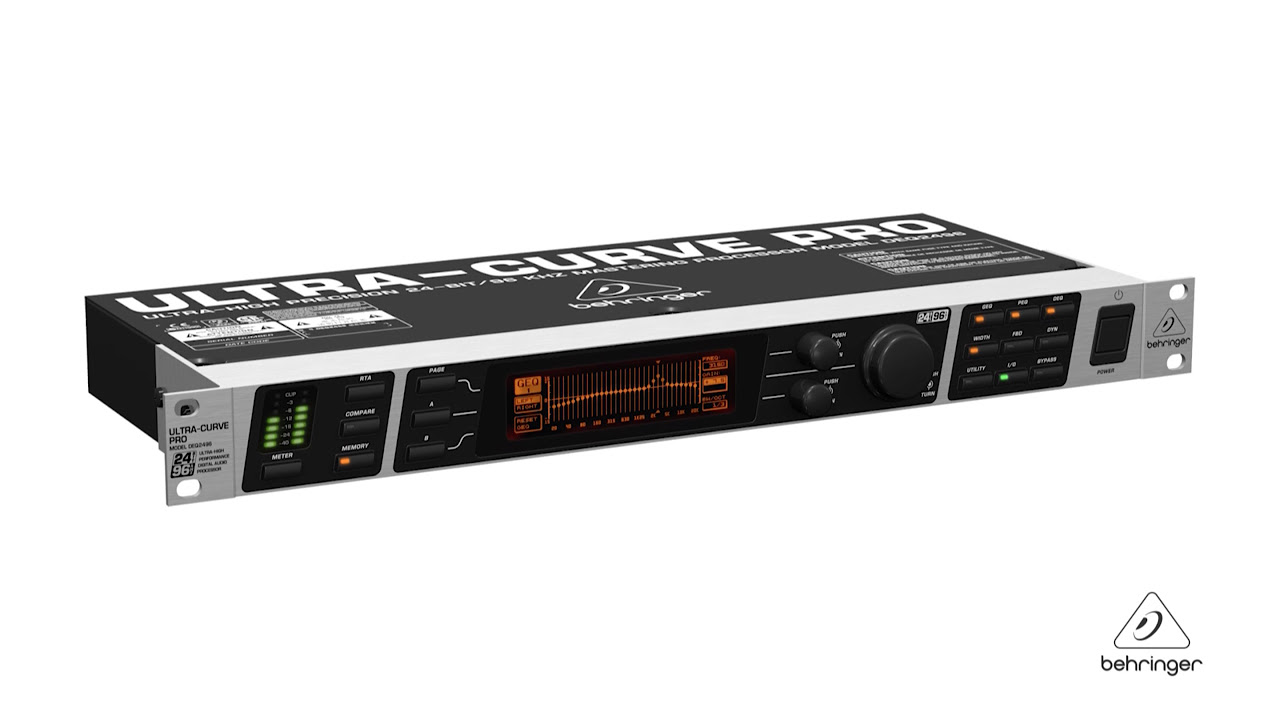 ULTRACURVE PRO DEQ2496 High-Precision Digital 24-bit/ 96 kHz EQ