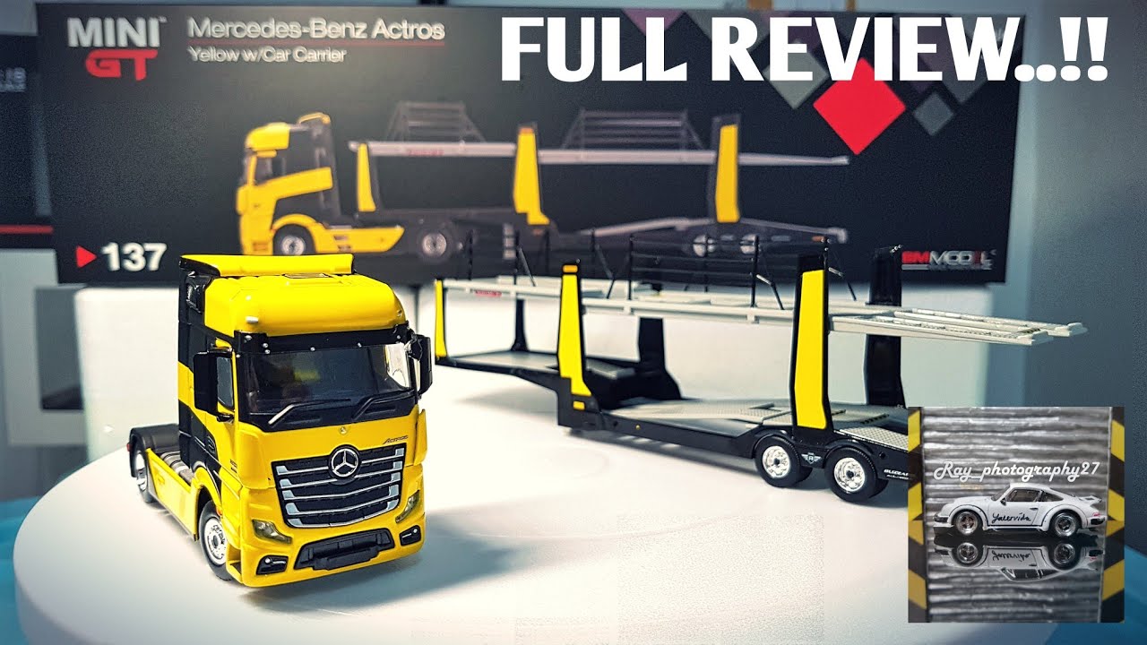 UNBOXING AND FULL REVIEW MINI GT 137 MERCEDES BENZ ACTROS 1:64