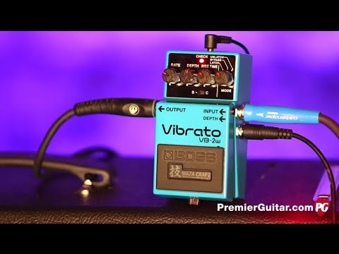 Review Demo - Boss VB-2w Vibrato - YouTube