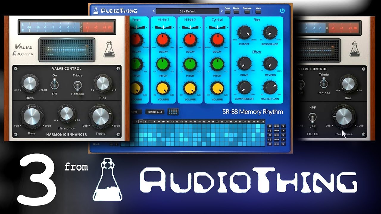 Audiothing：80年代のドラムマシンを再現した2つのプラグイン『Latin