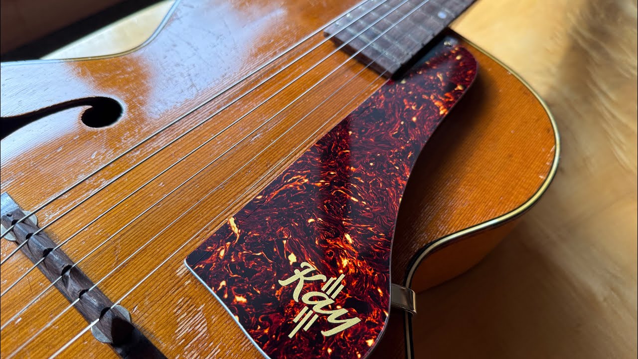 1942-42 Kay Silvertone 290 “WindChime” archtop guitar DEMO - YouTube