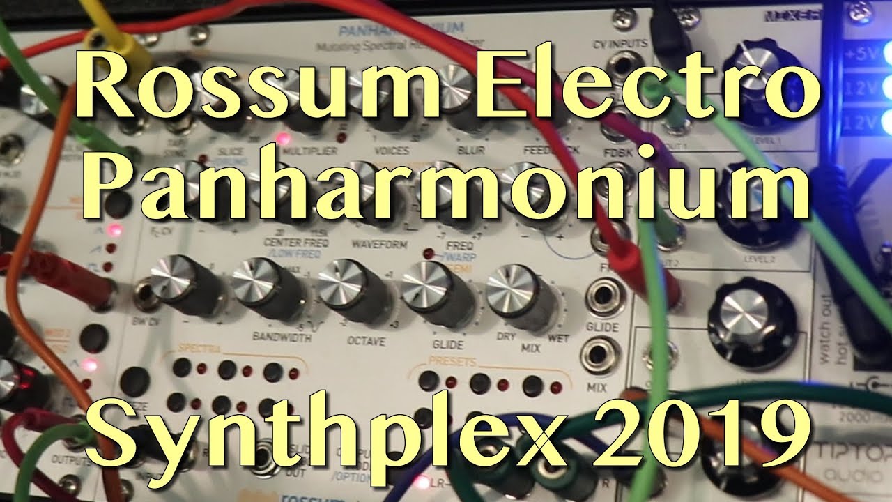 Rossum Electro Panharmonium | Synthplex 2019 - YouTube