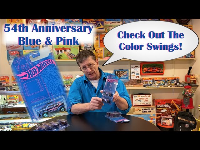 Hot Wheels 54th Anniversary Blue & Pink Series 1st Release | Hot