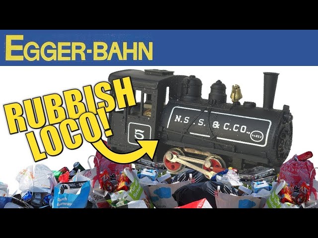 RUBBISH LOCO Egger-Bahn Narrow Gauge Locomotive Turns Out To Be