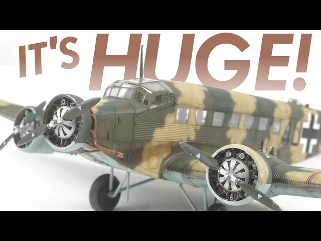 It's MASSIVE! Building Revell's 1/48 Junkers Ju 52 | Full Model