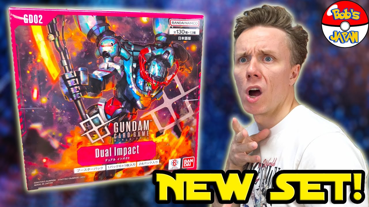 Opening Gundam GD02 Dual Impact Booster Box with 2 Parallel Cards