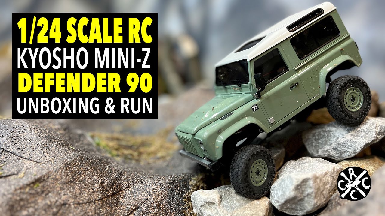 KYOSHO MINI-Z 4×4 Series Land Rover Defender 90 - YouTube