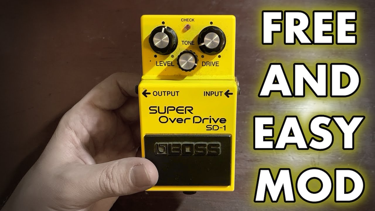 Vemuram Jan Ray vs BOSS SD-1 Transparent Mod - YouTube