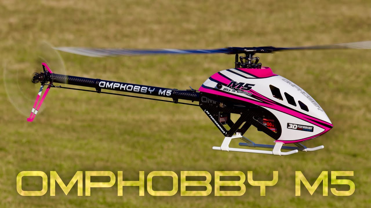 OMPHOBBY M5 RC Helicopter Frame Kit Preorder | 3D Flight-Ready