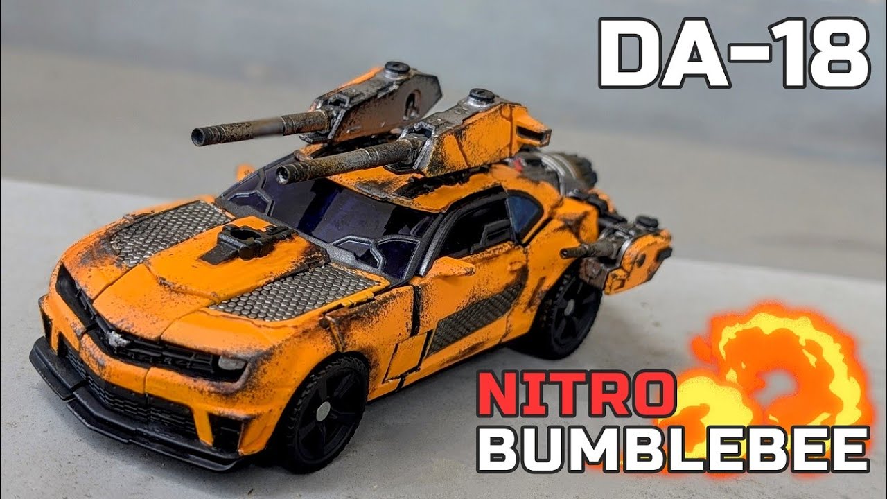 DA-18 Nitro Bumblebee repainted with SDN dye and brush painting