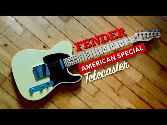 FENDER AMERICAN SPECIAL TELECASTER - YouTube