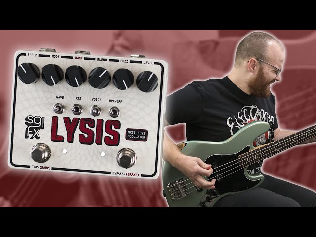 Fuzz + Octave + Modulation!!! - SolidGoldFX Lysis MKII [Bass Demo