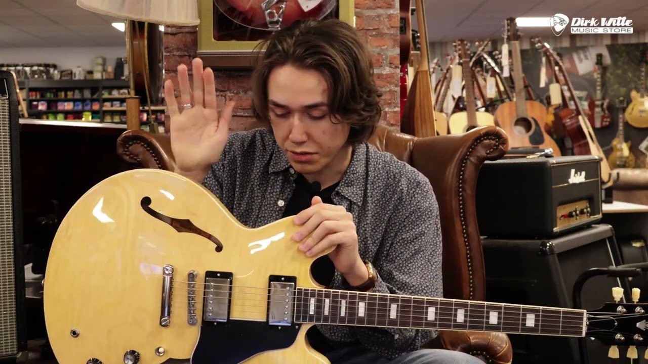Dirk Witte - Gibson ES 335 Figured Antique Natural - YouTube