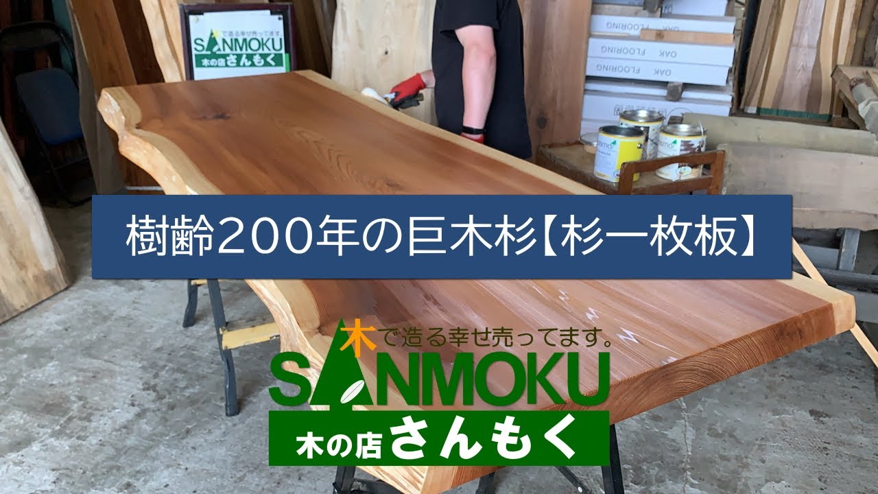 200年を超える時を刻んだ杉一枚板】 ― 美しさと力強さを宿した、特別な