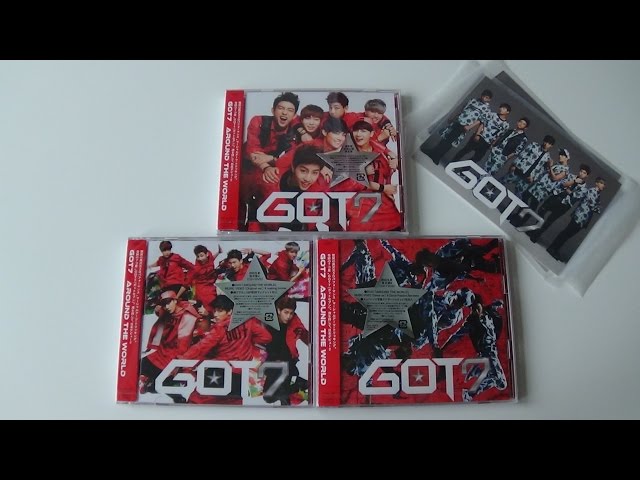 Unboxing GOT7 1st Japanese Single AROUND THE WORLD [All Editions