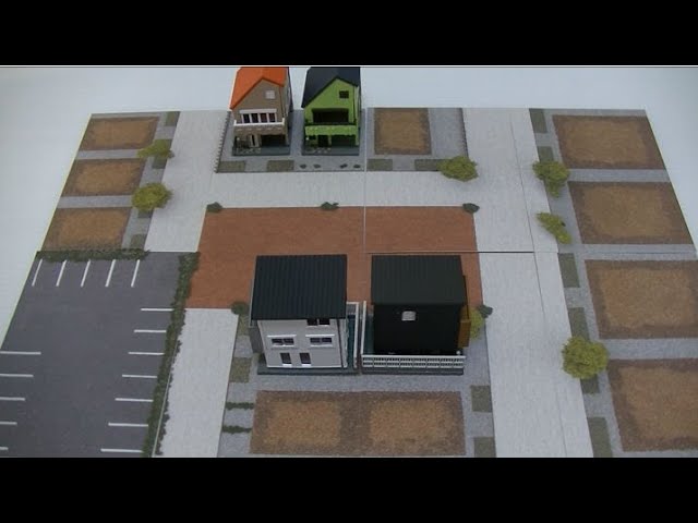 トミーテック 建コレ176 住宅展示場 【ジオコレ/縮尺模型】 - YouTube