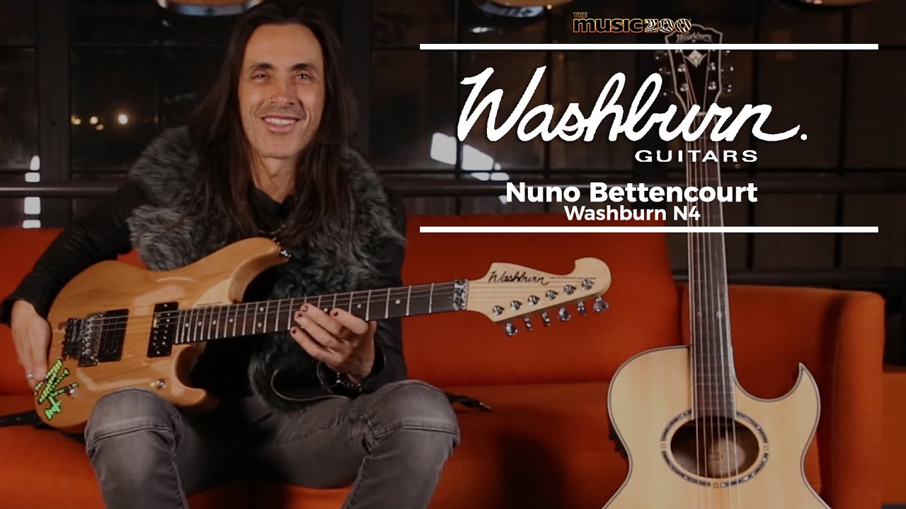 Nuno Bettencourt on the Washburn N4 at The Music Zoo - YouTube