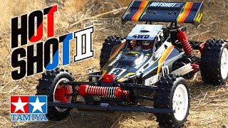 Official product video of Tamiya 58737 Hotshot II (2024) 4WD Buggy