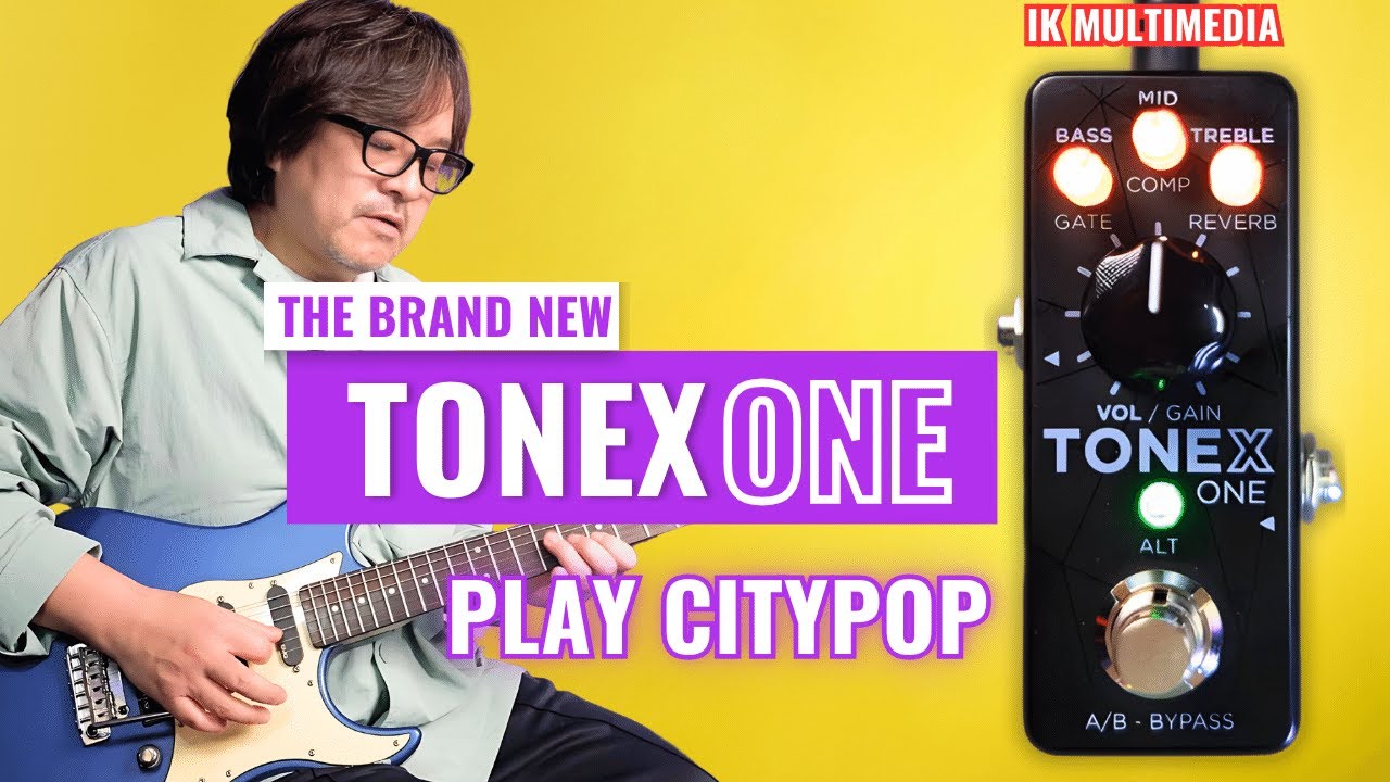 The Brand New TONEX ONE: Playing a CityPop Tune - YouTube