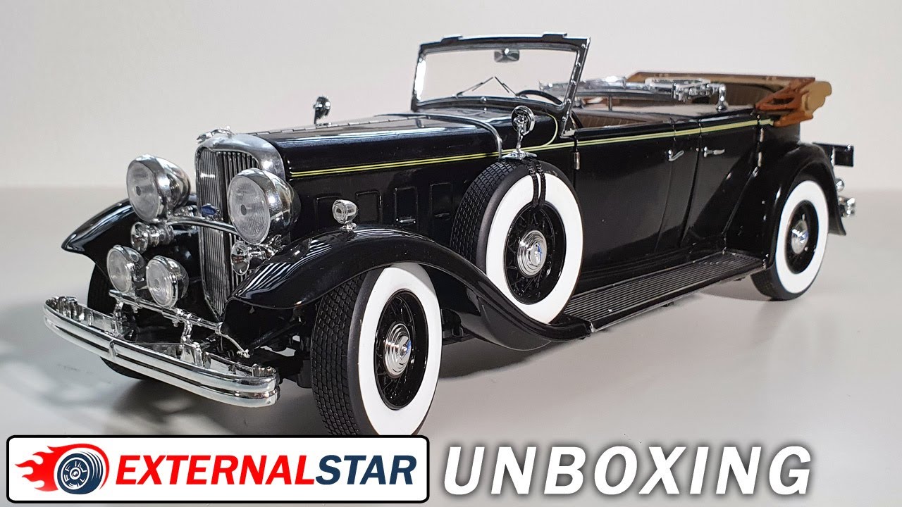 Review: 1932 Ford Lincoln KB Canopy Opened Black 1:18 Sunstar