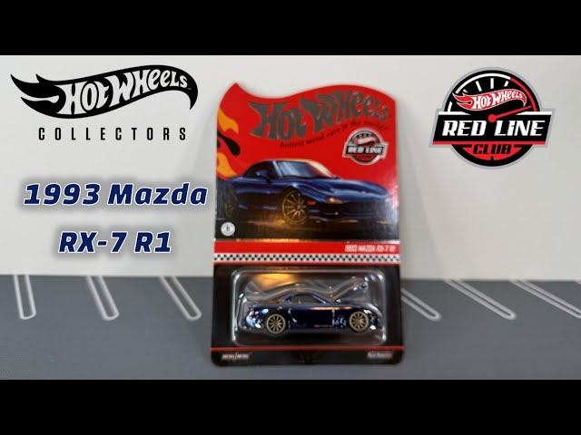 Hot Wheels RLC 1993 Mazda RX-7 Blue Recolor #fyp #hotwheels