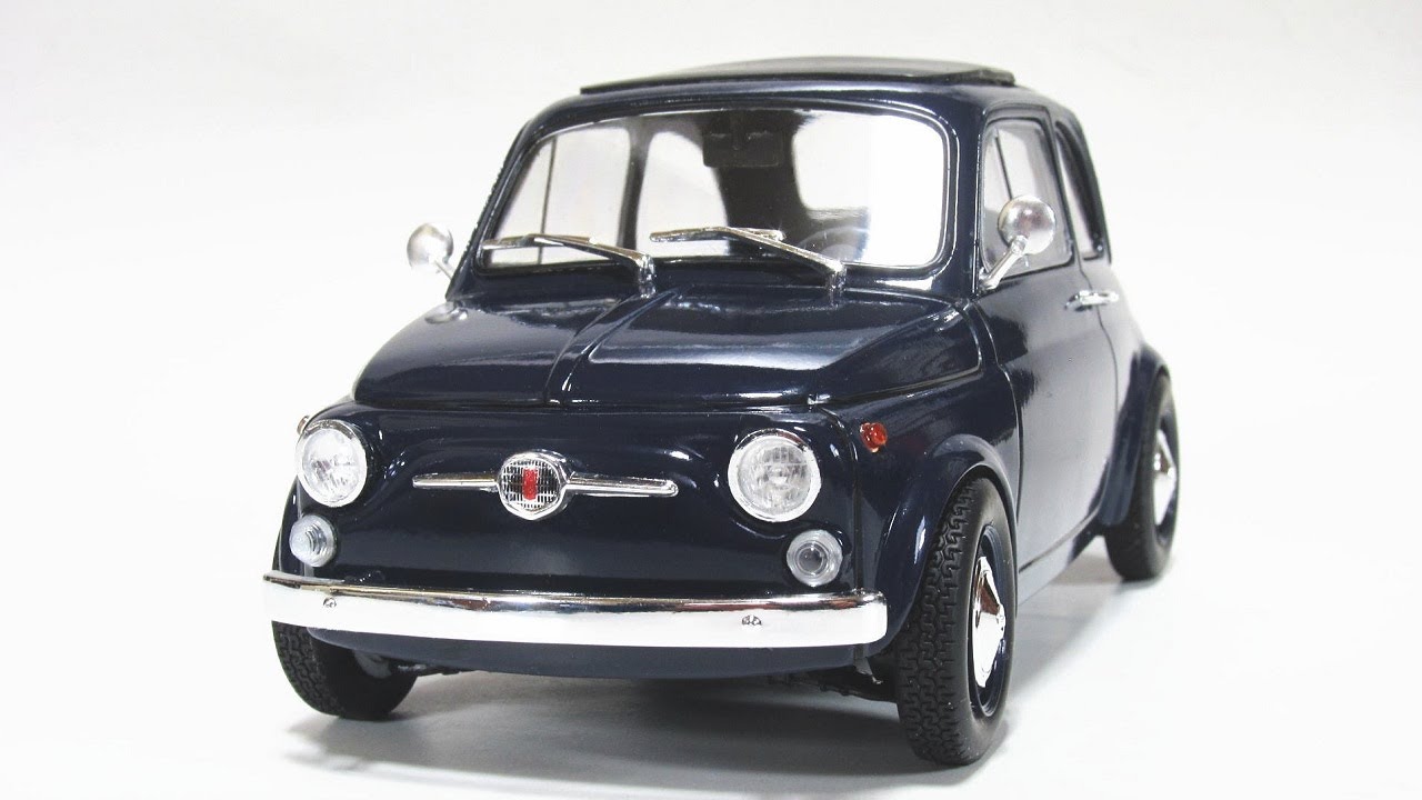 43 1/24 フィアット 500F 製作記 / TAMIYA FIAT 500F Building［Eng