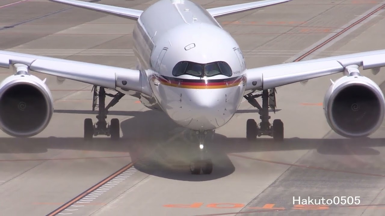 G7広島サミット】ドイツ政府専用機 Germany Air Force Airbus A350