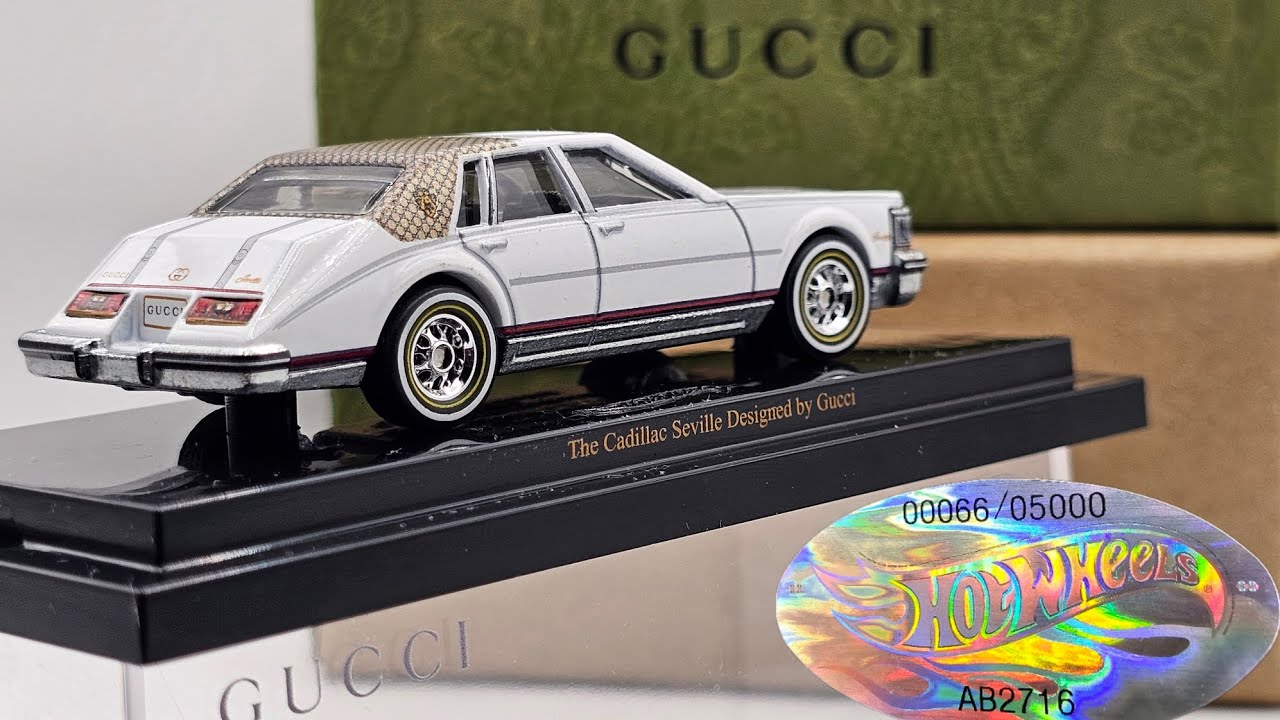 Hot Wheels x Gucci – Cadillac Seville #66/5000 🐍💎#HotWheels