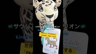 サウジアラビア館のヒョウのぬいぐるみは世界のセレブが注目する