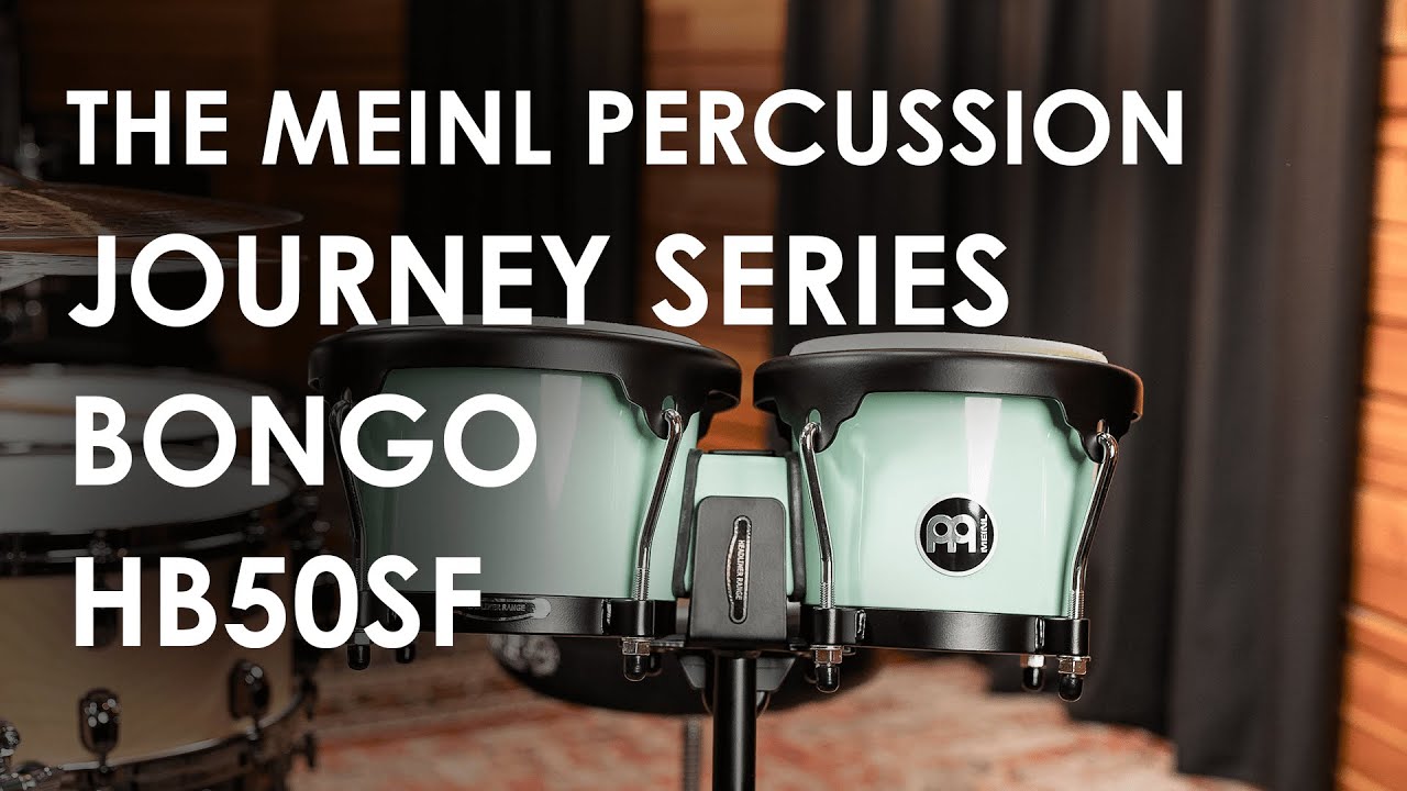 Meinl Percussion Journey Series Bongo, Seafoam Green HB50SF - YouTube