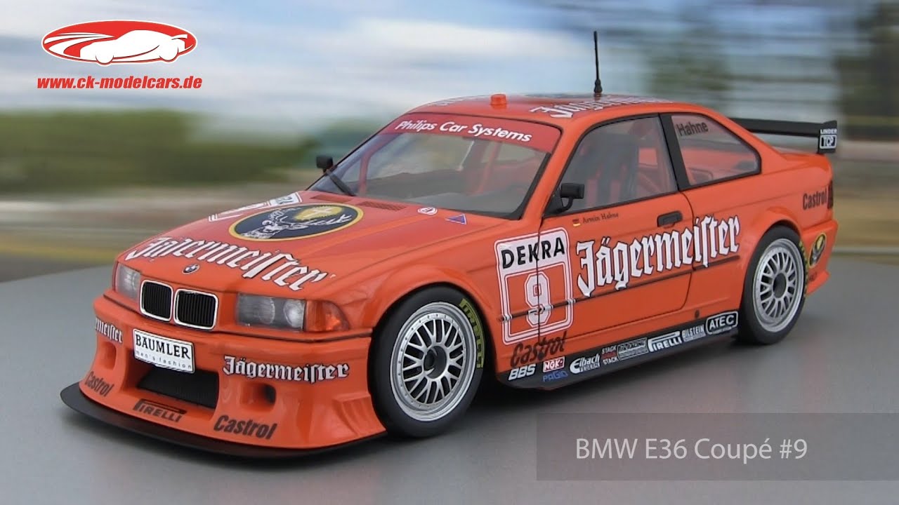 WERK83 1:18 BMW 325i Coupe E36 DTM Jägermeister #9 DTM 1993 Armin