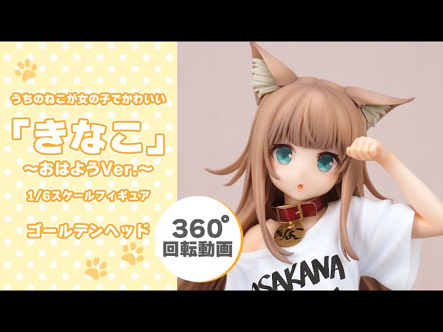 うちのねこが女の子でかわいい「きなこ」～おはようVer.～ 1/6 完成品