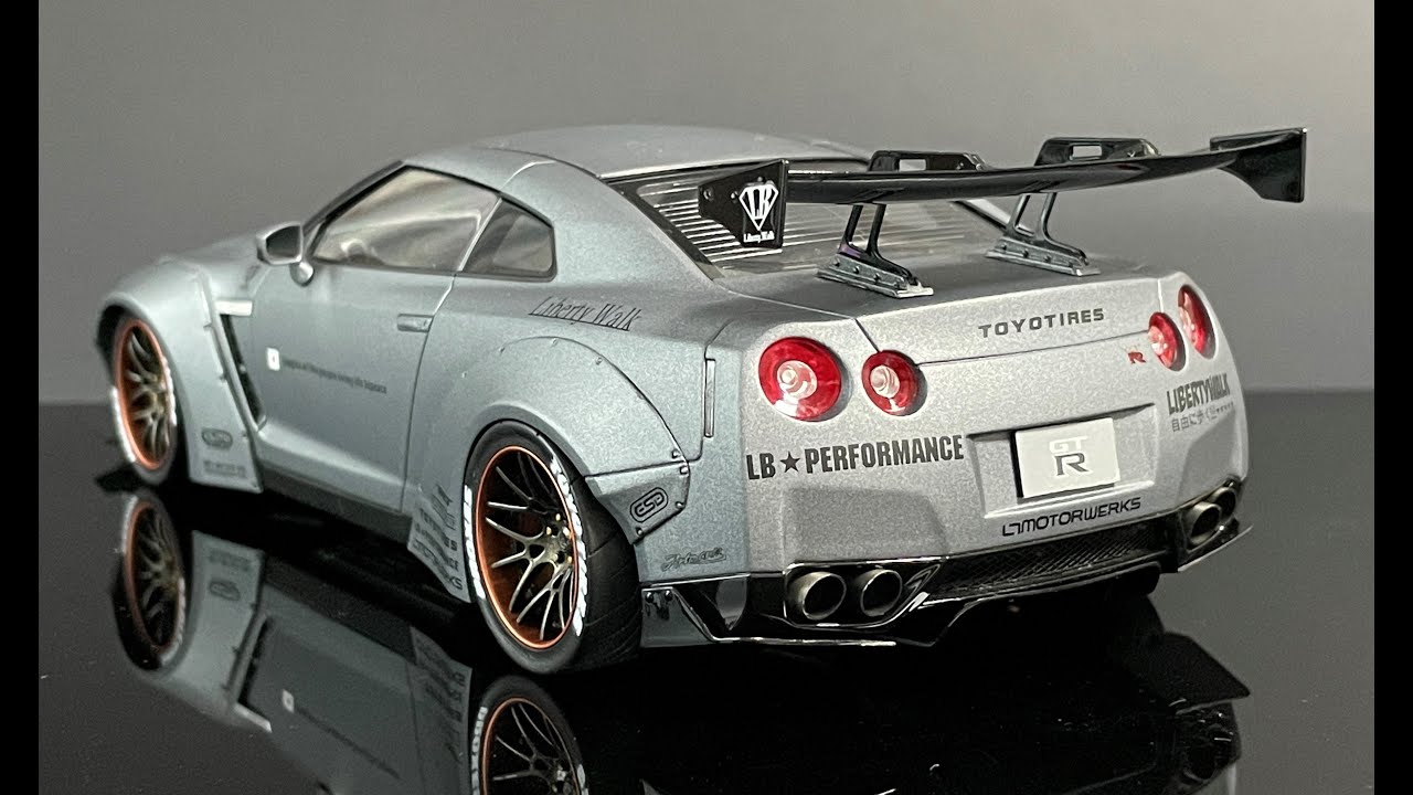 Full build] 1/24 Nissan GT-R (R35) + LB Performance Detail-up Set