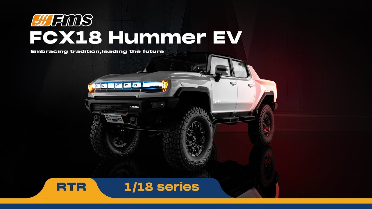 🚙 FMS 1:18 FCX18 Hummer EV Pickup Truck RTR⚡ - YouTube