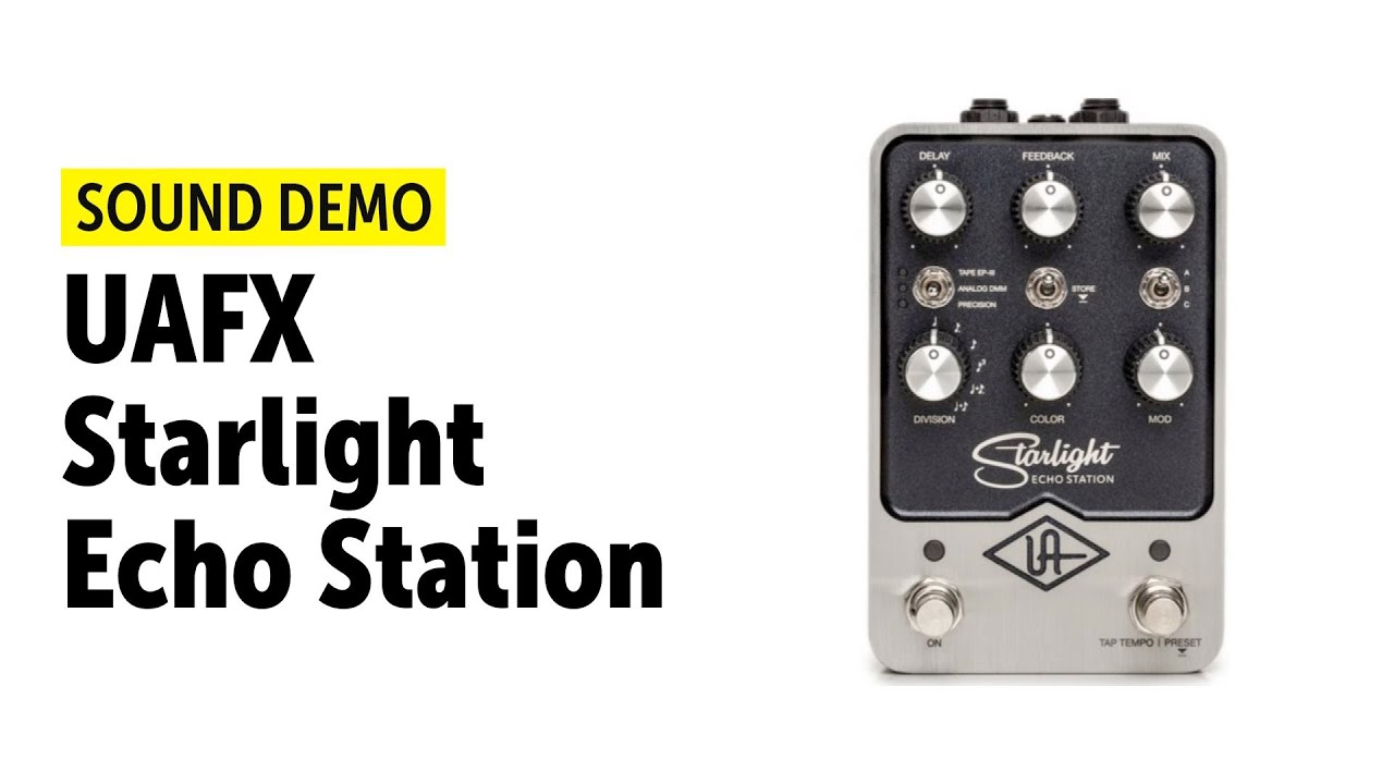 UAFX Starlight Echo Station - Sound Demo (no talking) - YouTube