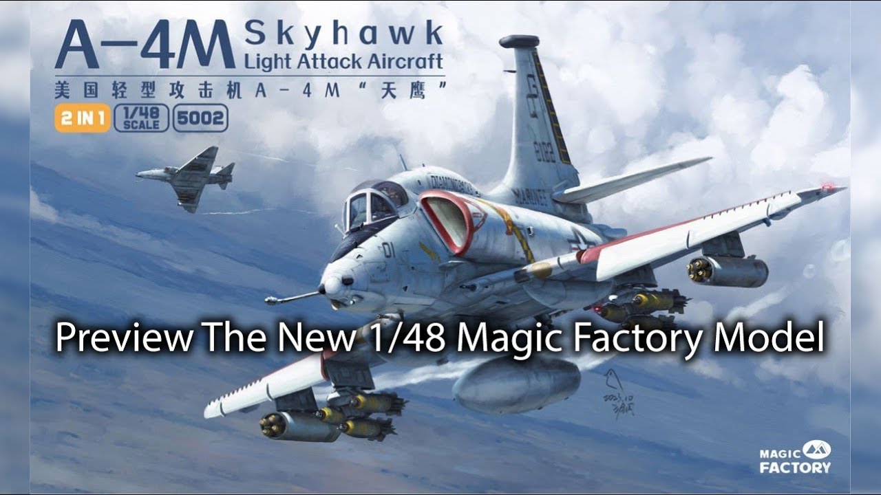 Preview A-4M `Skyhawk` Light Attack Aircraft from Magic Factory