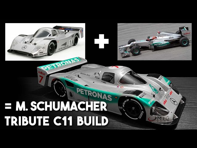 タミヤ メルセデスベンツC11でシューマッハトリビュートやってみた