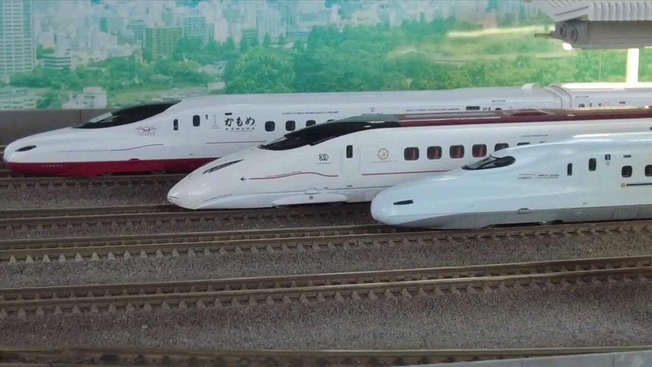TOMIX JR 九州新幹線800系つばめ U005編成 6両セット 限定品 - YouTube