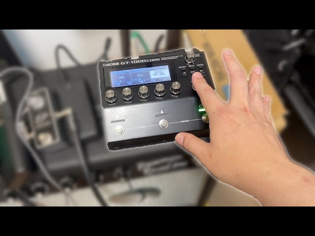 解決編】BOSS GT 1000 COREのツマミを触るとノイズが出る不具合