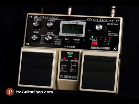 BOSS DD-20 Digital Delay Giga Delay」ツインペダルディレイ