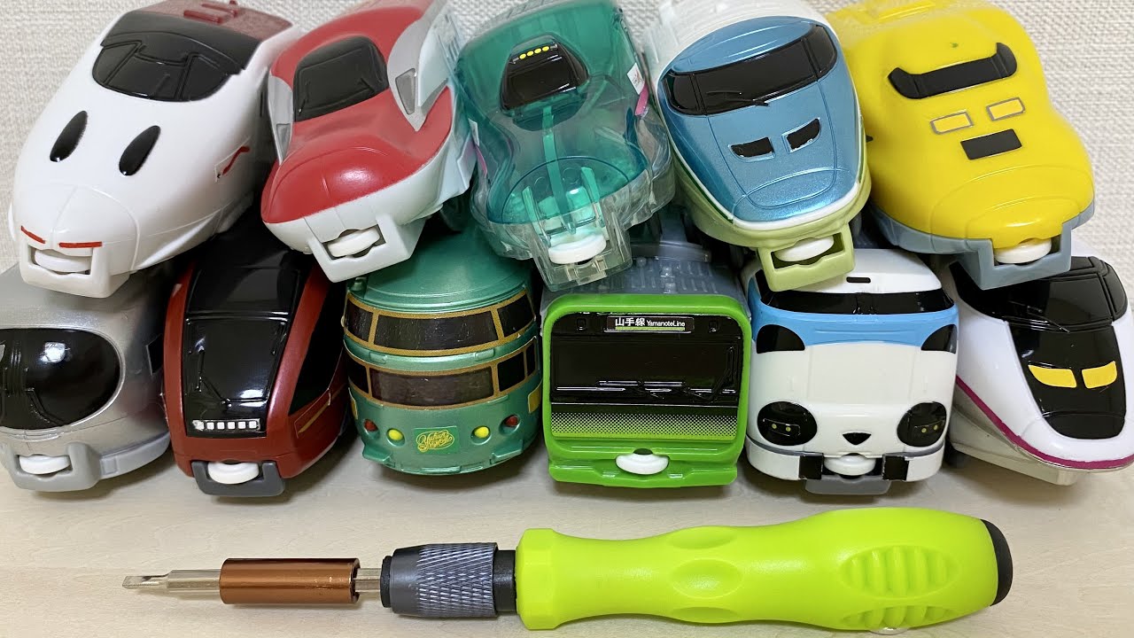 プラレール 新幹線 こまち はやぶさ ドクターイエロー パンダくろしお