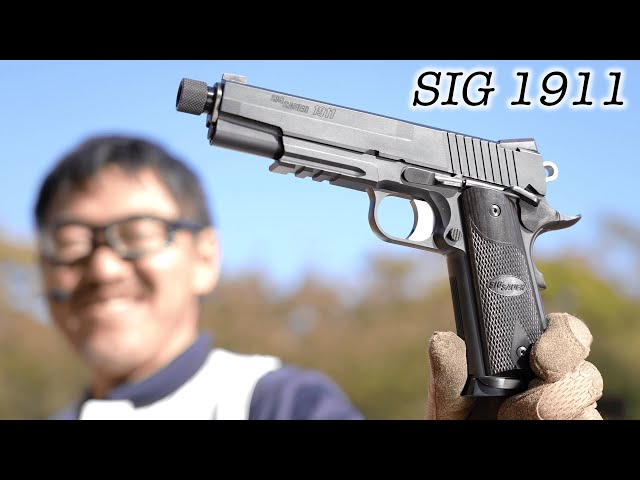 WA SIG1911 ブラックウォーター ガンブラックver アルタモント製の実銃