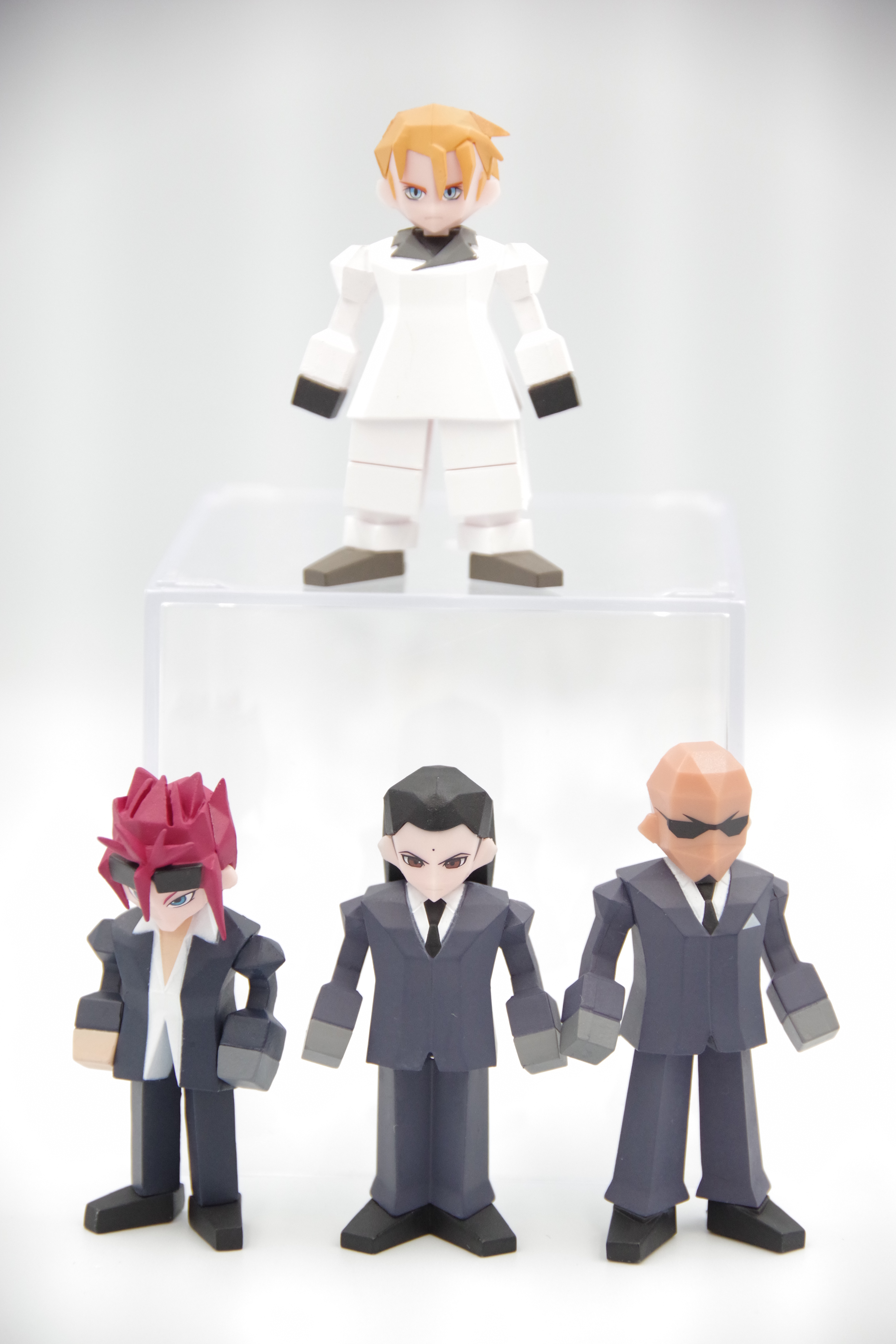 FINAL FANTASY Ⅶ REBIRTH発売記念くじ D賞 ミニフィギュア7体セット&G