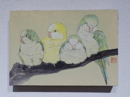 Bird Love Watch 002~鸚哥の間～インコを題材とした芸術作品の鑑賞