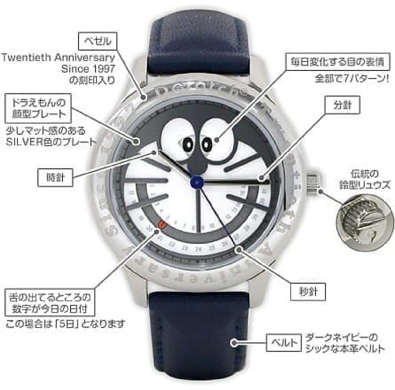 ドラえもんが舌をペロリ♪--腕時計「ドラッチ」から新モデル2種が登場