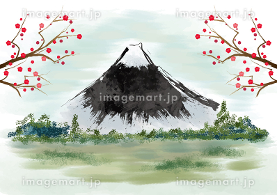 山 水墨画」のイラスト素材・ベクター画像 - イメージマート (imagemart)